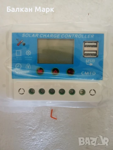 🔋 Об Соларен контролер CMTD‑2420W – 20A, 12/24V – 20 лв, снимка 2 - Друга електроника - 50793549