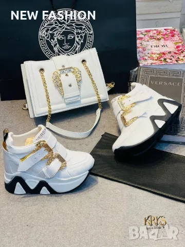 Дамски Обувки 🔥 VERSACE 🔥 LOUIS VUITTON 🔥, снимка 9 - Дамски ежедневни обувки - 48372424