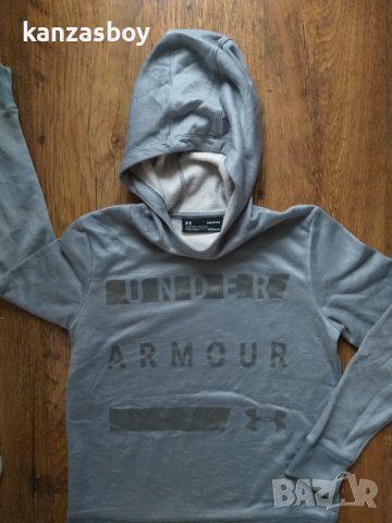 Under Armour Women's Gray Foil Fleece Sweater Hoodie - страхотно дамско горнище , снимка 8 - Спортни екипи - 40855249