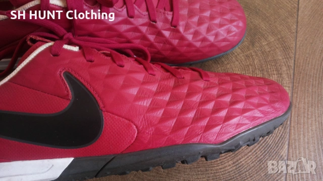 NIKE TIEMPO Leather Astro Turf Football Размер EUR 42 / UK 7,5 стоножки за футбол 134-14-S, снимка 4 - Футбол - 53042680