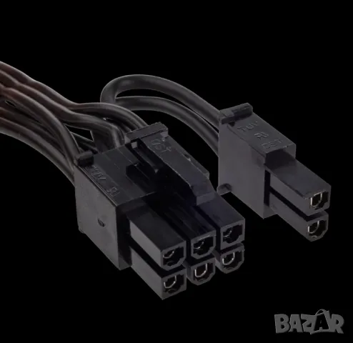 Кабел PSU - PCIe 8 pin to 2 x 8 (6+2), снимка 3 - Друга електроника - 49741919
