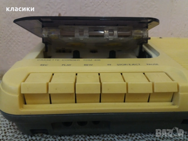 Касетофон SONY TCM-818., снимка 6 - Радиокасетофони, транзистори - 53137335