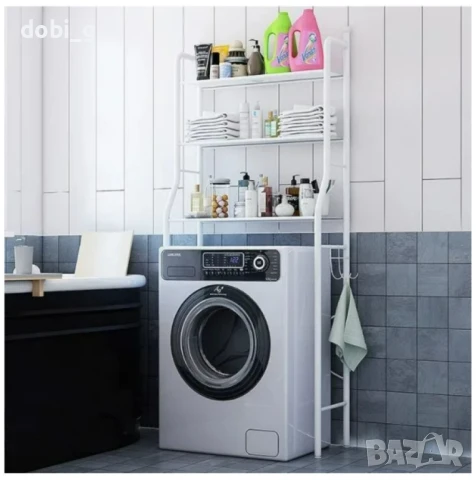 Етажерка с три рафта за баня, тоалетна, снимка 4 - Етажерки - 51240721