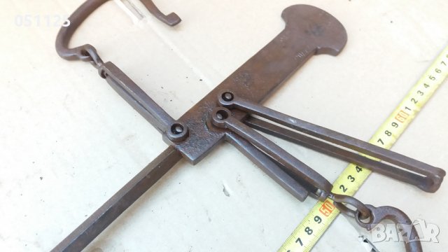 везна, кантар с две деления за 6 и до 20 кг. с топуз , снимка 10 - Антикварни и старинни предмети - 40022946