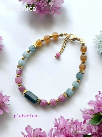 Красиви ръчно изработени гривни , снимка 4 - Гривни - 53730294