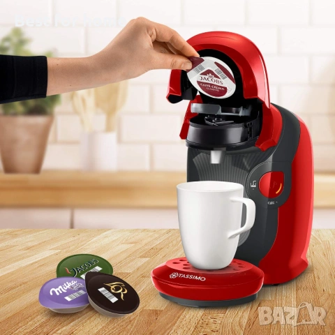 Кафе машина Bosch Tassimo Style TAS1103, снимка 4 - Кафемашини - 53708359