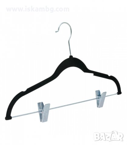 ЧЕРНА ЗАКАЧАЛКА С ЩИПКИ - код 1180337