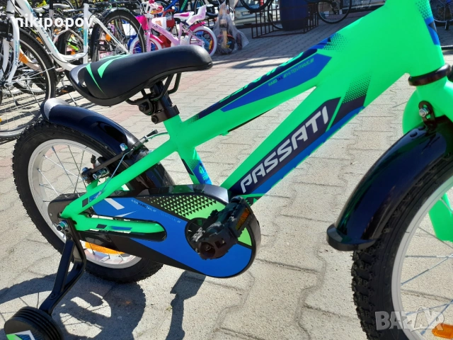 PASSATI Велосипед 16" GERARD зелен, снимка 4 - Велосипеди - 53759218