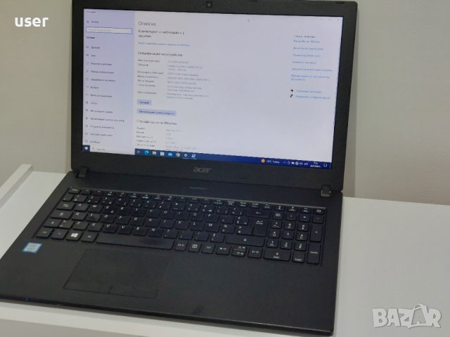 8GB RAM, Core i5-8250u 15.6" Acer TravelMate P2510-G2 256GB SSD, снимка 7 - Лаптопи за работа - 44508265