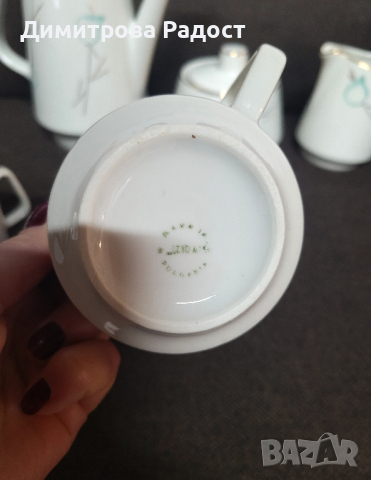 Порцеланов сервиз за чай! Състояние ново! , снимка 2 - Сервизи - 44693689