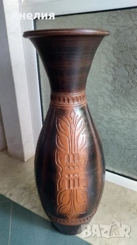 Внушителна ваза с височина 62 см, снимка 2 - Вази - 50923842