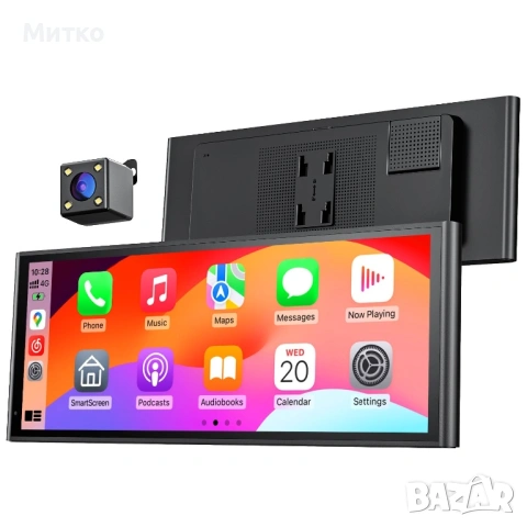 Krunia RC06 9.26 инчов екран за Carplay/Android Auto за кола