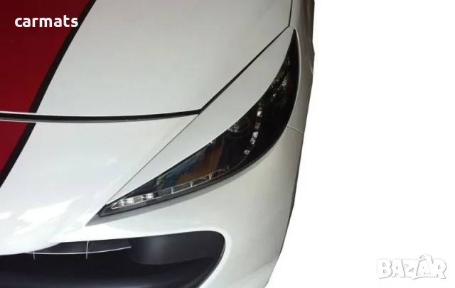 Вежди за фарове за Peugeot 207 (2007-2014) - EU - Черни