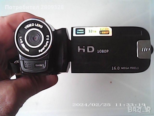 Дигитална видеокамера 16.0 МР, снимка 1 - Камери - 44464752