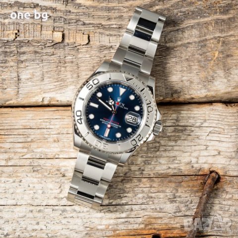 Rolex Yacht Master Silver Blue , снимка 7 - Мъжки - 41878932