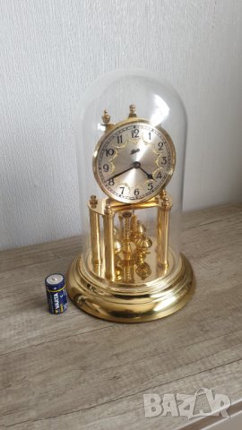 Голям немски настолен кварцов часовник с колба Schatz, снимка 10 - Антикварни и старинни предмети - 44230002