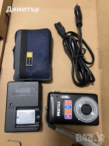 Фотоапарат Pentax Optio V20 Digital Camera - Black, снимка 7 - Фотоапарати - 56348590