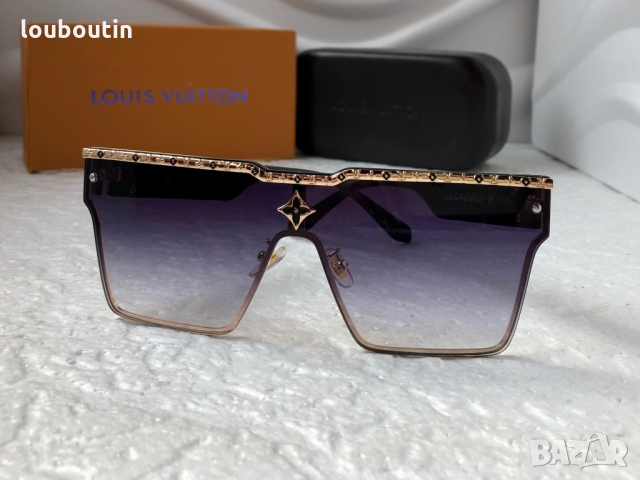 Louis Vuitton 2022 висок клас мъжки слънчеви очила унисекс дамски тип маска, снимка 3 - Слънчеви и диоптрични очила - 36063830