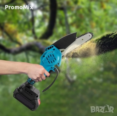 Акумулаторен градински комплект 3вFoyu Верижен трион Лозарска ножицa с 2 батерии и зарядно, снимка 5 - Градинска техника - 51643151