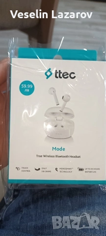 Слушалки чисто нови TTEC блутут