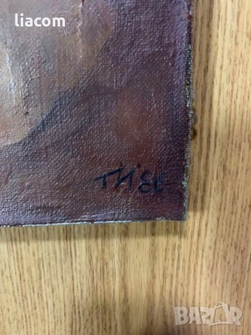 ТОДОР ИГНАТОВ масло/платно градси пейзаж, снимка 6 - Картини - 33921717