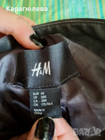 вталено сако H&M в милитъри стил, снимка 3 - Сака - 55880395