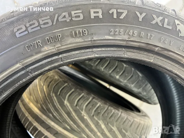 4бр летни гуми 225-45-17, снимка 5 - Гуми и джанти - 56326978