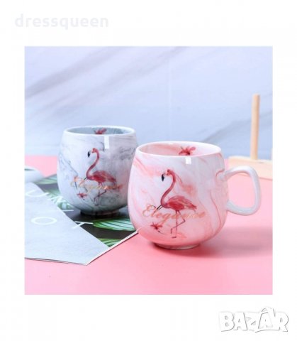 2915  Керамична чаша "Фламинго" 