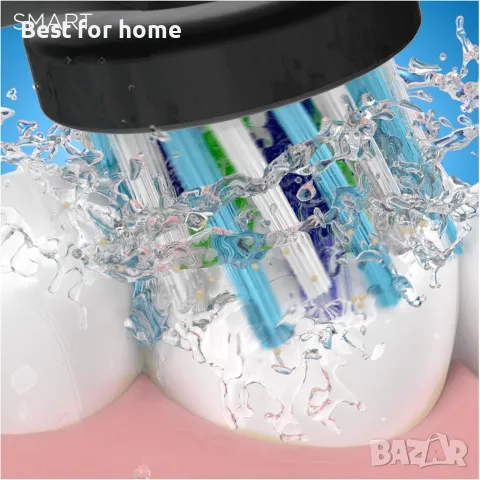 Електрическа четка за зъби Oral-B Smart 4 4500 Black Edition, Черна, 3 режима, 2 глави, Bluetooth, Т, снимка 8 - Други - 50104109