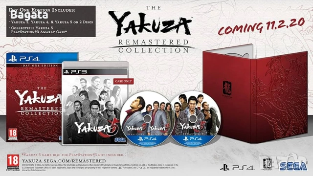 Yakuza Remastered Collection - Day One Edition (PS4), снимка 8 - Игри за PlayStation - 53022247