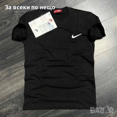 Nike Мъжка Черна Тениска👕Мъжка Блуза С Къс Ръкав В Черен Цвят Найк Код B299, снимка 2 - Тениски - 50248641