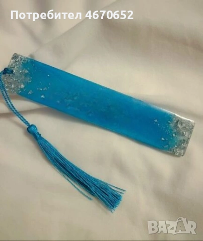 Книгоразделител от епоксидна смола , снимка 4 - Ръчно изработени сувенири - 53070812