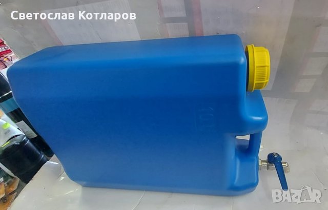 туба 10 литра полска с метално кранче