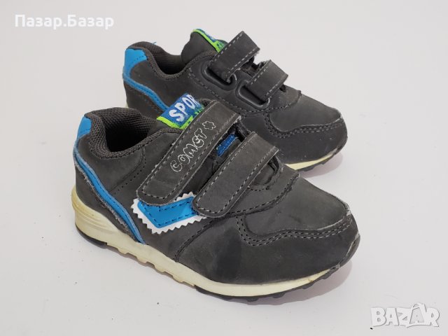 Comet Sport Детски Кожени Маратонки Велкро 21-22 13.5см, снимка 2 - Детски маратонки - 42652022