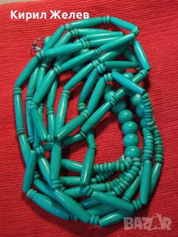 КРАСИВА ВИНТИДЖ АРТ ХЕНД МЕЙД ОГЪРЛИЦА 47329, снимка 7 - Колиета, медальони, синджири - 47198775