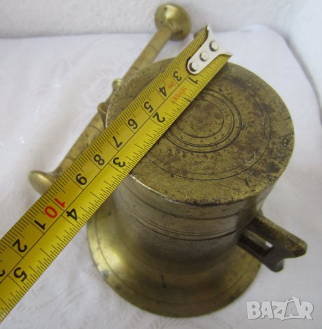 Хавани, хаванче, чутура, чутури: ГОЛЯМ месинг бронз  СТАР хаван метал, хаванче , снимка 8 - Други - 42485661