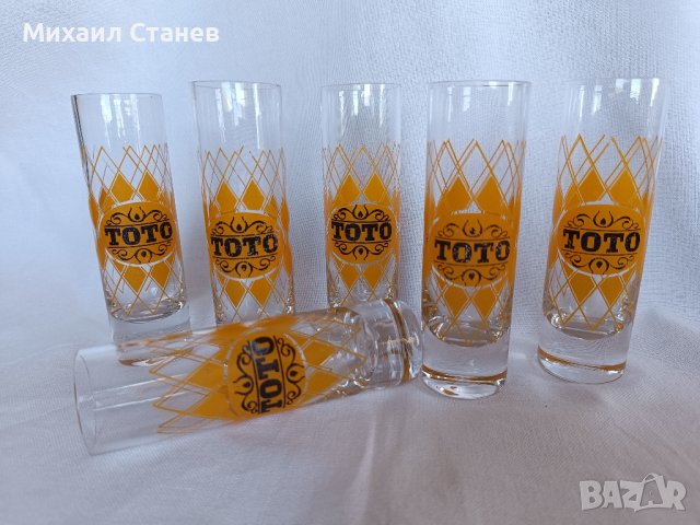 К-т чаши за ракия на спорт ТОТО, снимка 2 - Сервизи - 42159008