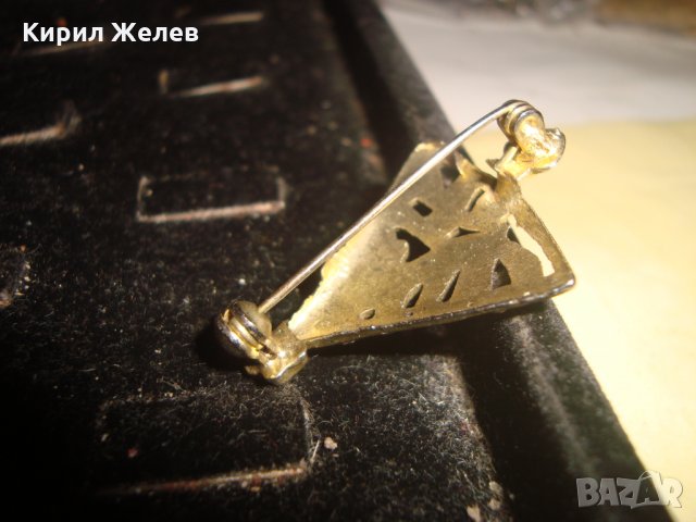 ПОЗЛАТЕНА КРАСИВА ЕМАЙЛИРАНА ВИНТИДЖ ФЛОРАЛНА БРОШКА 35884, снимка 4 - Други - 33792377