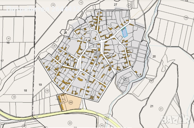 Имот в с. Мостич до гр. В. Преслав - 1500 кв.м. регулация/ток/вода/УПИ, снимка 3 - Парцели - 52459972