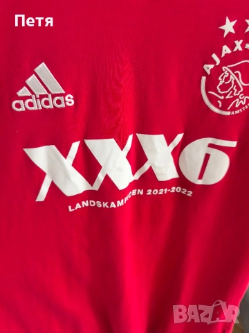 Футболна фланелка на Аякс, Адидас, М, снимка 3 - Футбол - 53214974
