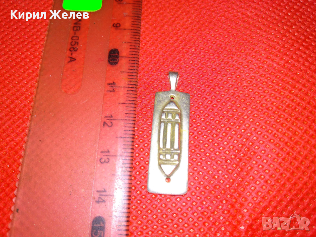 СТИЛЕН СРЕБЪРЕН МЕДАЛЬОН СРЕБРО 925 СТАРА РЪЧНА МАЙСТОРСКА АРТ ИЗРАБОТКА 43770, снимка 9 - Антикварни и старинни предмети - 44610597