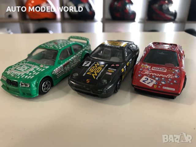 Оригигинални колекционерски колички BURRAGO 1:43 BMW,PORSCHE и FERRARI, снимка 1 - Колекции - 39822857