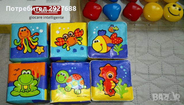 бебешка мозайка, меки кубчета, снимка 4 - Образователни игри - 39594853