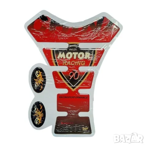 Гумен стикер за резервоар с мотив Motor Racing