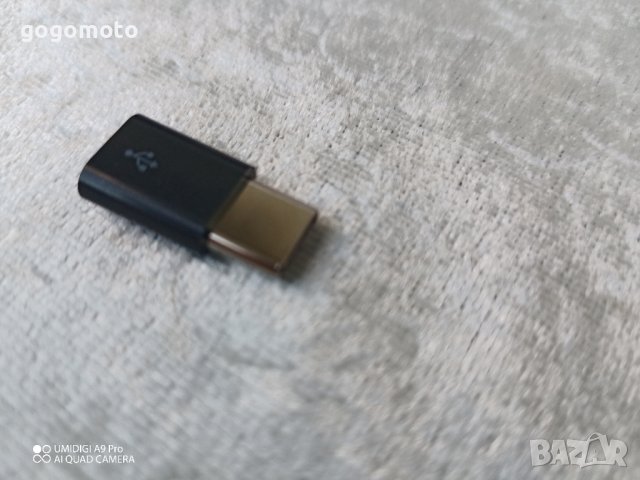 нов USB преход, редукция от type C към micro USB, нов преход - без кабел, безкабелен, снимка 3 - USB кабели - 42067127