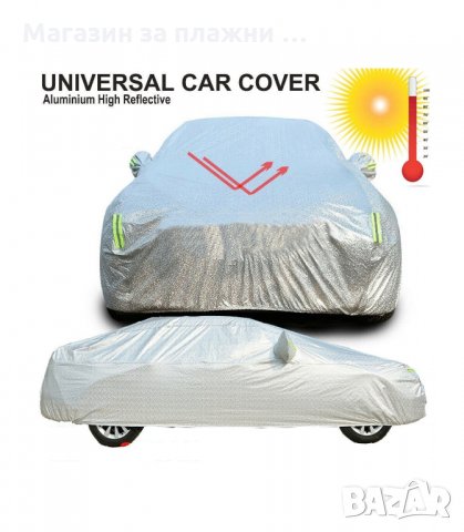 УНИВЕРСАЛНО ПОКРИВАЛО ЗА ЦЯЛАТА КОЛА, ПРОТИВ СНЯГ И СЛЪНЦЕ - код 2824