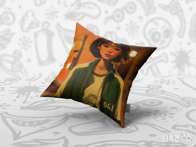 Декоративна възглавница SQUID GAME, снимка 7 - Възглавници - 34738907