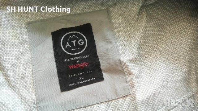 Wrangler RAIN Jacket MONUMENT Размер XL тънко яке водонепромокаемо 42-59, снимка 15 - Якета - 52794923