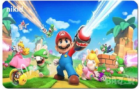 Супер Марио многократка подложка за хранене или PVC картина постер за стена детска стая картина