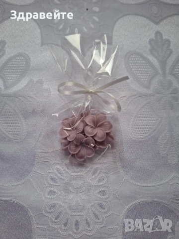 Бюджетни глицеринови сапунчета с хипоалергенни етер масла,микс цветя и сърца, снимка 8 - Декорация за дома - 53408902